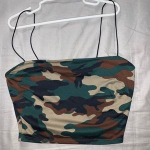 FashionNova Camo Crop Top